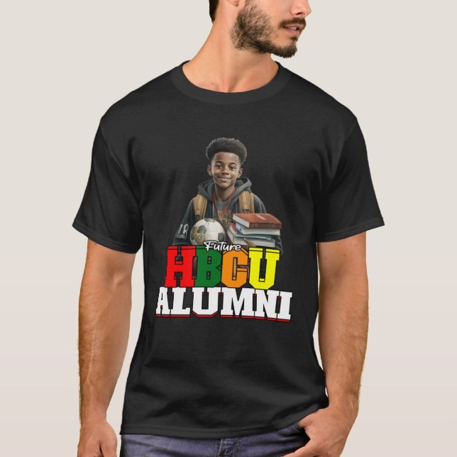 Camiseta Future HBCU Grad Alumni Apparel Black College For  (Anverso)