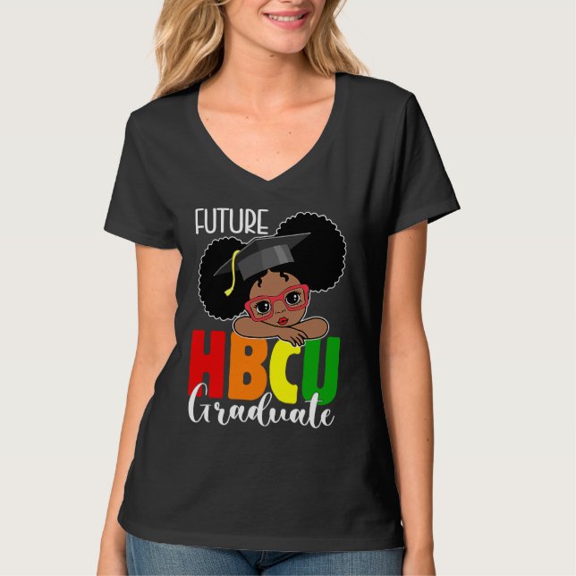 Camiseta Future HBCU Grad Girl Graduation HBCU Future Colle (Anverso)
