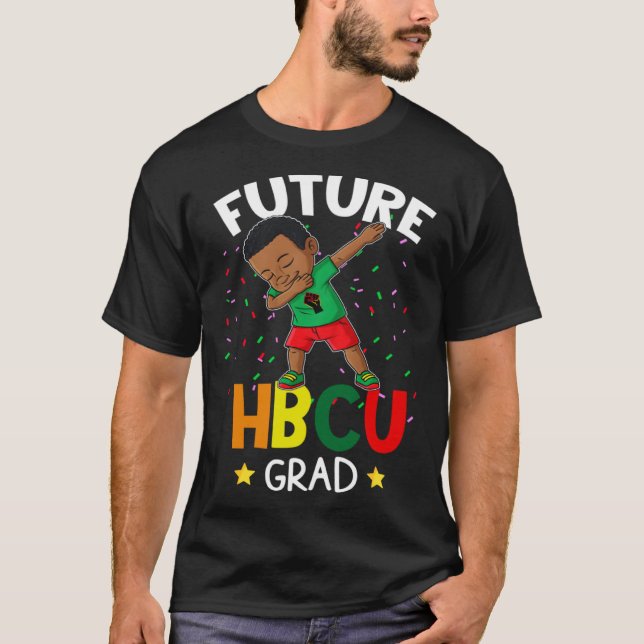 Camiseta Future HBCU Grad Graduate Afro Black Boy College G (Anverso)