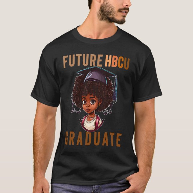 Camiseta Future HBCU Grad History Black College Girl Kid Yo (Anverso)