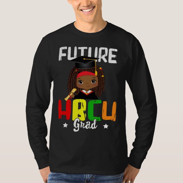 Camiseta Future HBCU Grad Melanin Afro Black Girl College G (Anverso)