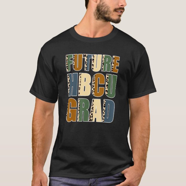 Camiseta Future Hbcu Student Grad Leopard Cheetah Women (Anverso)