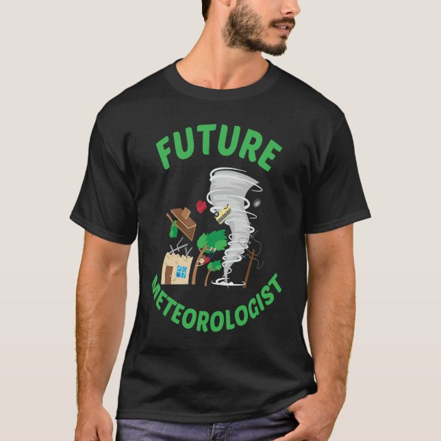 Camiseta Future Meteorologist Kid Cute Weather Forecast Met (Anverso)