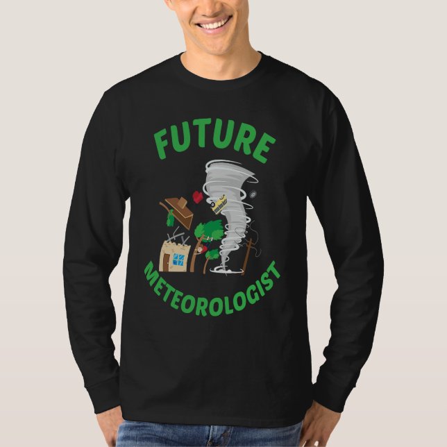 Camiseta Future Meteorologist Kid Cute Weather Forecast Met (Anverso)