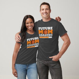 Camiseta Future Mom Cargando Basketball Baby Shower