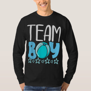 Camiseta Future Mom Dad Baby Invitación Team Boy Gender R