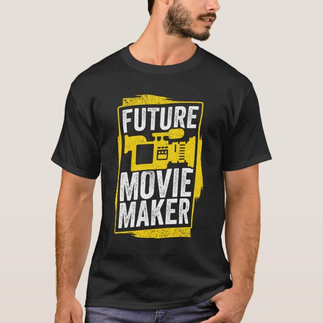 Camiseta Future Movie Maker Filmmaking Film Director Gift (Anverso)