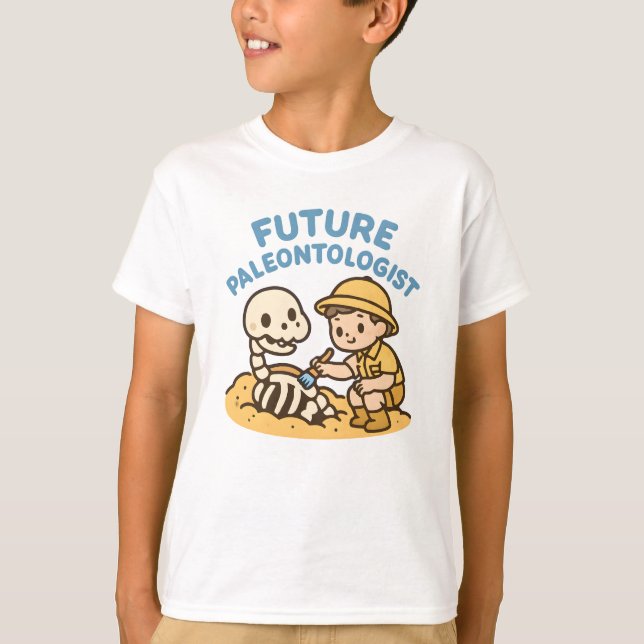Camiseta Future Paleontologist Shirt for Kids (Anverso)