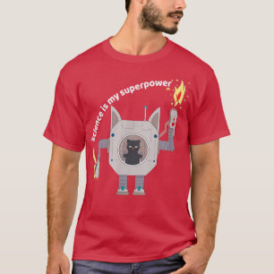 Camiseta Future Robotics Engineer Shirt Rocket Science Retr