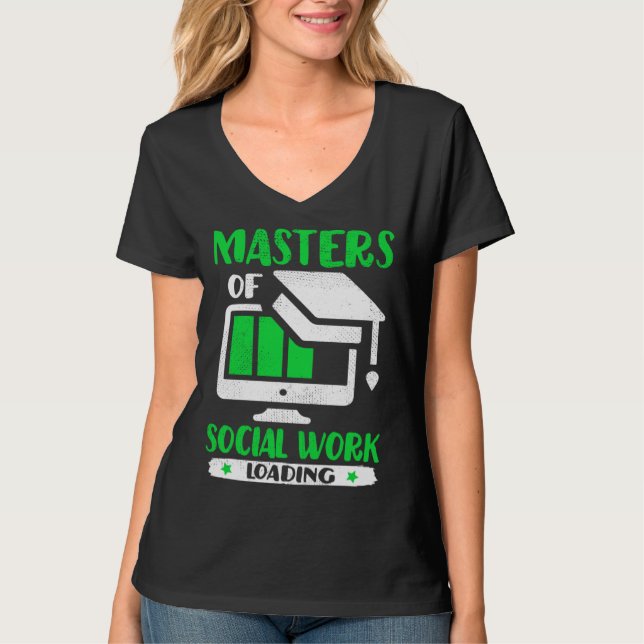 Camiseta Future Social Worker Masters Of Social Work MSW Gr (Anverso)