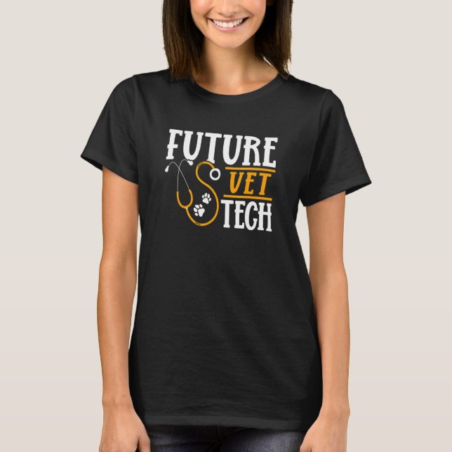 Camiseta Future Vet Tech Veterinaria Vet Tech (Anverso)