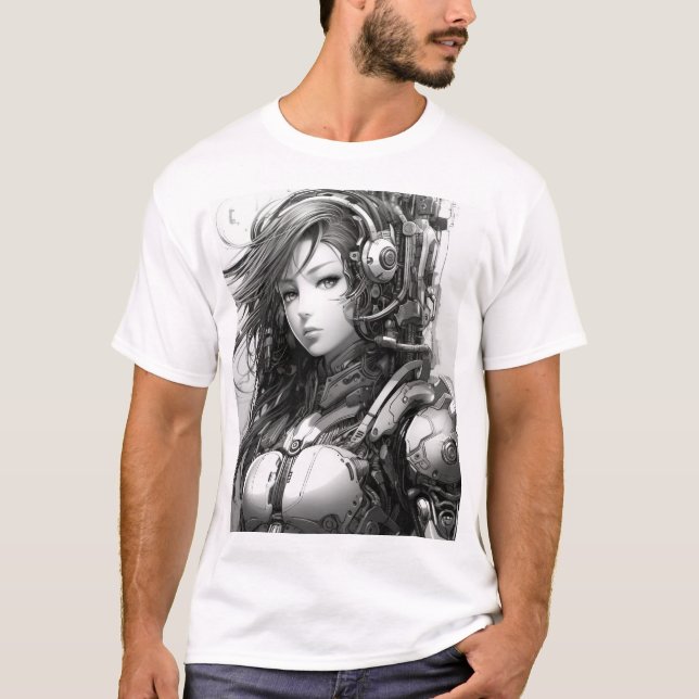 Camiseta futurista asiática masamune (Anverso)