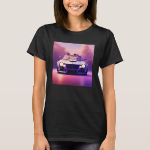 Camiseta Futurista Classic Sports Car Cyberpunk Guay Race