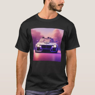 Camiseta Futurista Classic Sports Car Cyberpunk Guay Race