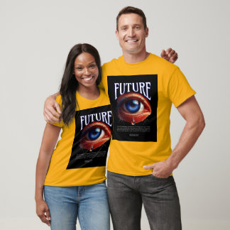 Camiseta Futurista de color de agua de ensueño