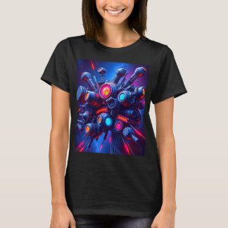 Camiseta Futurista de Cyber Tech