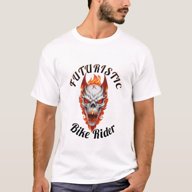 Camiseta futurista para ciclista (Anverso)