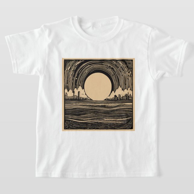 Camiseta Futuristech Tees: Colección de utopía urbana" (Distribución)