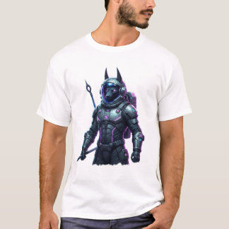 Camiseta Futuristic Cyberpunk Warrior Sci-Fi Graphic T-Shir