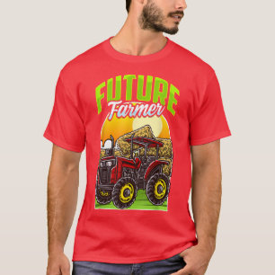 Camiseta Futuro agricultor de ganadería Lover Farm Ran