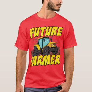 Camiseta Futuro agricultor divertido Tractor Chica de niños