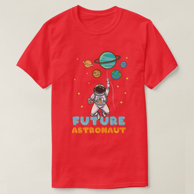 Camiseta Futuro astronauta  (Diseño del anverso)