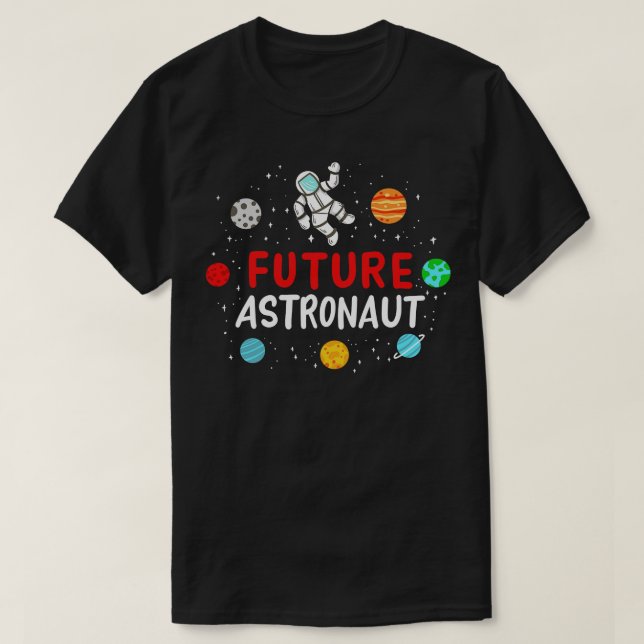 Camiseta Futuro astronauta (Diseño del anverso)