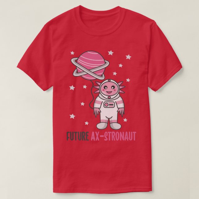 Camiseta Futuro astronauta Cute Space  (Diseño del anverso)