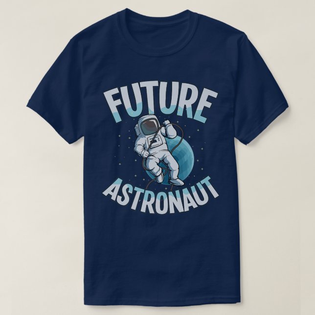 Camiseta Futuro astronauta de diseño  (Diseño del anverso)