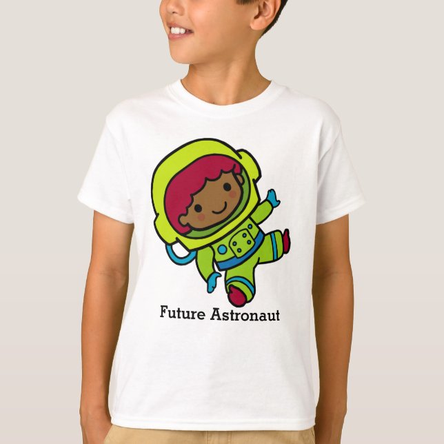 Camiseta Futuro astronauta en el espacio espacial (Anverso)