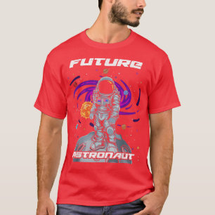 Camiseta Futuro Astronauta En La Astronomía De La Luna