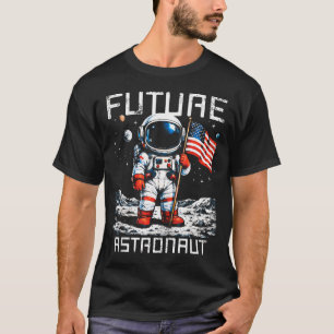 Camiseta Futuro Astronauta En La Luna Astronomía Exterior