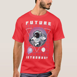 Camiseta Futuro Astronauta En La Luna Para Los Hombres