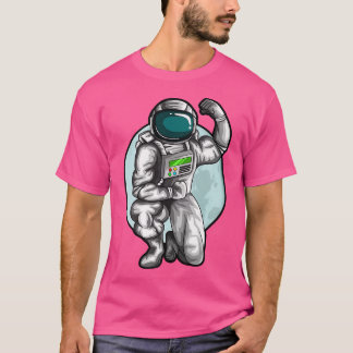 Camiseta Futuro Astronauta Fitness Workout Eercicio Moon Ar