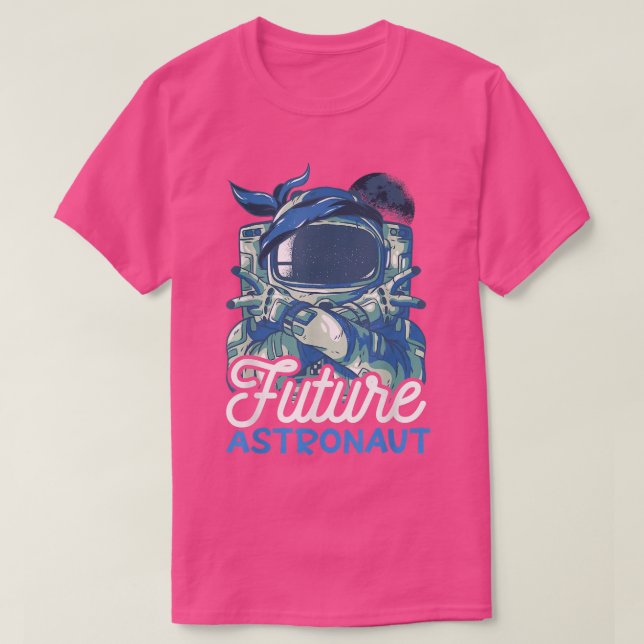 Camiseta Futuro astronauta para astronautas  (Diseño del anverso)