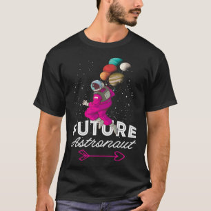 Camiseta Futuro astronauta planea Chica feminista