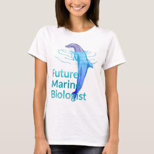 Camiseta Futuro biólogo marino delfín oceánico