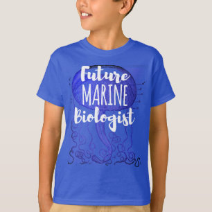 Camiseta Futuro biólogo marino - medusa vintage
