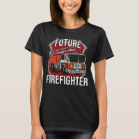 Futuro bombero bombero camión coche niño niño
