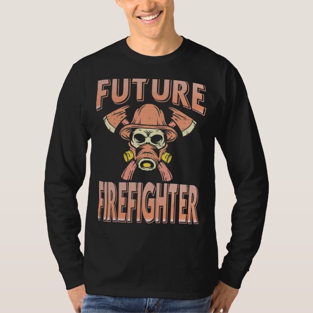 Camiseta Futuro bombero de Guay presente (Anverso)