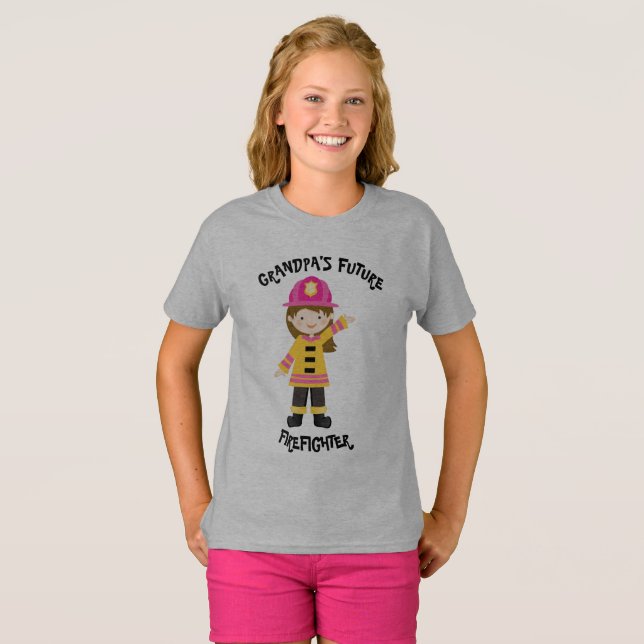 Camiseta Futuro bombero del abuelo (Anverso completo)