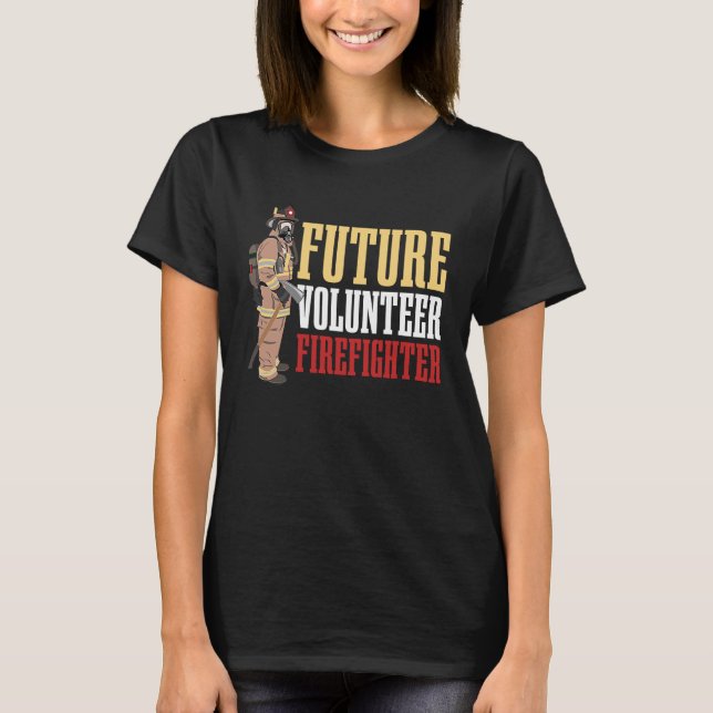 Camiseta Futuro bombero voluntario para todos los voluntari (Anverso)