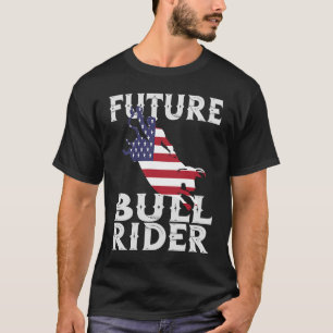 Camiseta Futuro Bull Rider Rodeo Toro Niño Mecánico