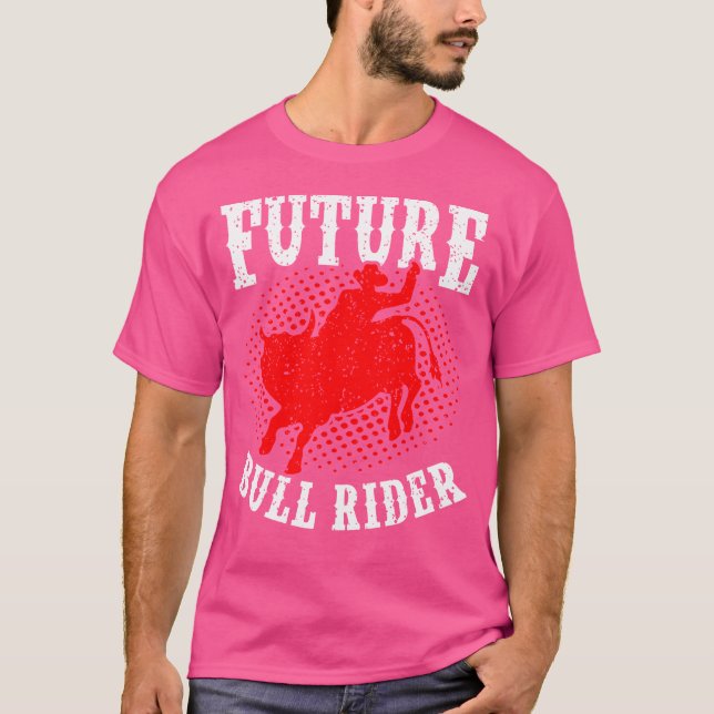 Camiseta Futuro Bull Riding Rodeo Mecánico (Anverso)