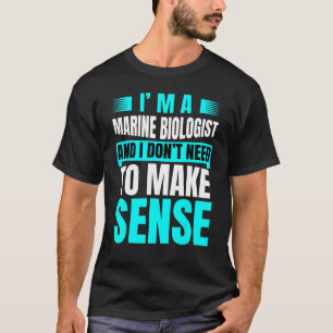 Camiseta Futuro Chiste de estudio oceánico marino para homb