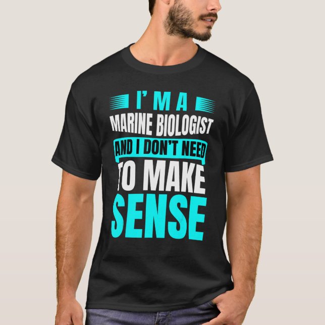 Camiseta Futuro Chiste de estudio oceánico marino para homb (Anverso)