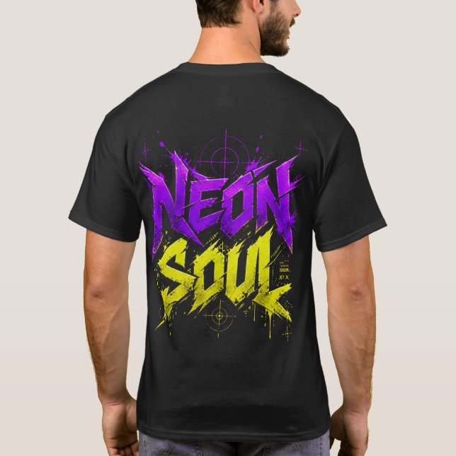 Camiseta Futuro Ciberpunk (Reverso)