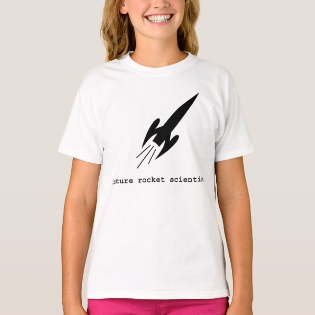 Camiseta futuro científico de cohetes (Anverso)