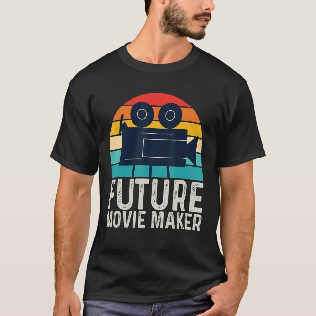 Camiseta Futuro cine cinematográfico (Anverso)