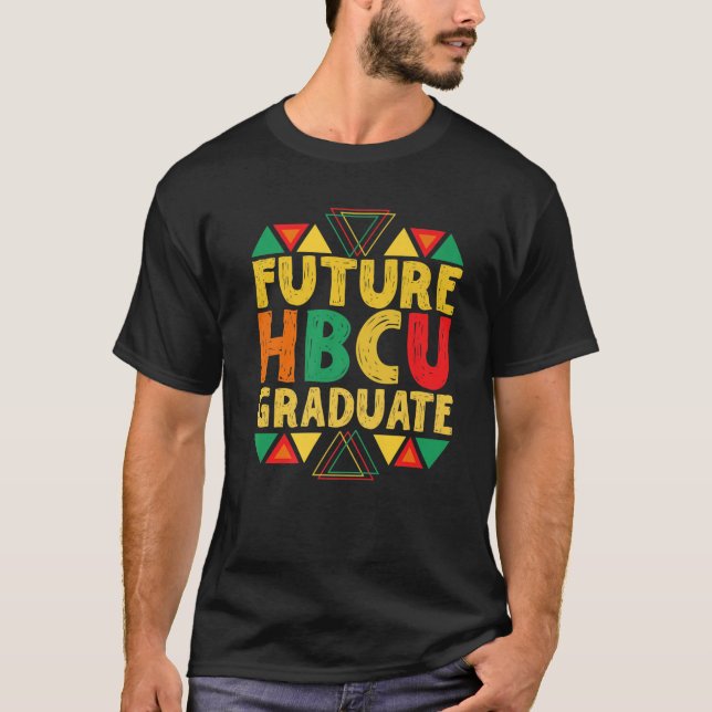 Camiseta Futuro colegio negro de Chica Grad de HBCU (Anverso)